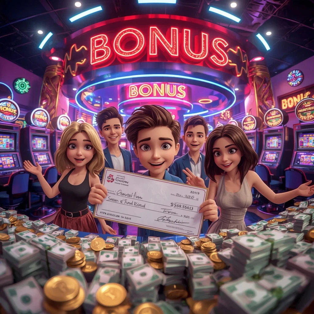 bonus dans les mains de l'homme au casino OHMYZINO CASINO